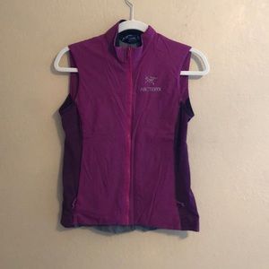 Arcteryx purple vest